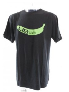 Lib Tech Banana Logo T-Shirt - Black/Green