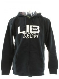Lib Tech Logo Hoody - Black/White