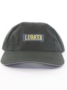 Lurker 5 Panel Logo Cap - Black