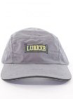 Lurker 5 Panel Logo Cap – Grey