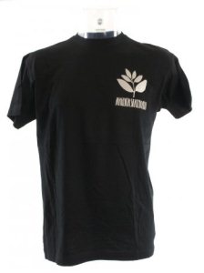 Magenta Two Plants T-Shirt - Black