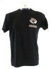 Magenta Two Plants T-Shirt - Black