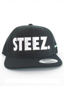 Mighty Healthy Steez Snap Back Cap - Black