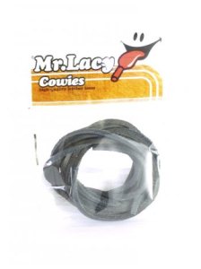 Mr Lacy Cowies Shoelaces - Black