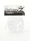 Mr Lacy Flatties Shoelaces – White