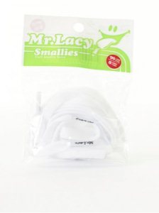 Mr Lacy Smallies Shoelaces - White