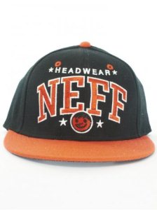 Neff Team Snapback Cap - Black/Red