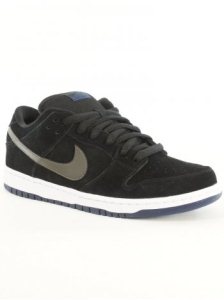 Nike Sb Dunk Low Shoes - Black/Midnight Fog