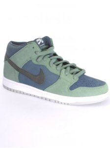 Nike Sb Dunk Mid Shoes - Nori/Black