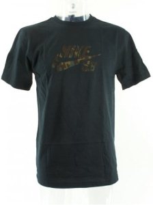 Nike Sb Erdl Camo Icon Fill T-Shirt - Black