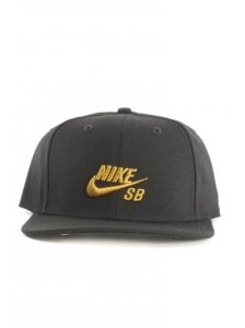 Nike Sb Icon Snap Back Cap - Black/Gold