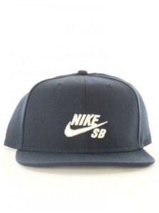 Nike Sb Icon Snap Back Cap - Obsidian/White