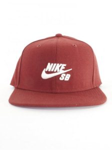 Nike Sb Icon Snap Back Cap - Team Red/White