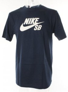 Nike Sb Icon T-Shirt - Navy/White