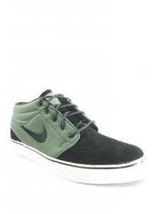 Nike Sb Janoski Mid Shoes - Black/ Green