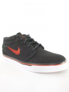 Nike Sb Janoski Mid Shoes - Black/Sport Red