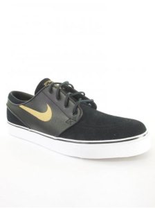 Nike Sb Janoski Shoes - Black/Metallic Gold