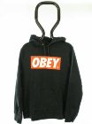 Obey The Box Hooded Sweat - Black