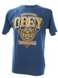 Obey World Champions T-Shirt - Patrol Blue