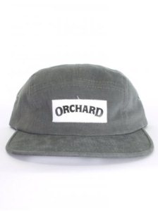Orchard Chino Text 5 Panel Cap - Grey