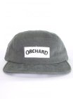 Orchard Chino Text 5 Panel Cap - Grey