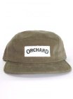 Orchard Chino Text 5 Panel Cap - Olive