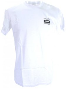 Passport Convict Bar T-Shirt - White / Black