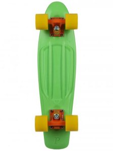 Penny 6 X 22 Complete Cruiser Skateboard - Green/Orange/Yellow