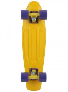 Penny 6 X 22 Complete Cruiser Skateboard - Yellow/Yellow/Purple