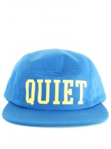 Quiet Life Big Text 5 Panel Cap - Royal Blue