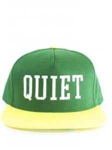 Quiet Life College Snap Back Cap - Green / Yellow