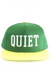 Quiet Life College Snap Back Cap – Green / Yellow