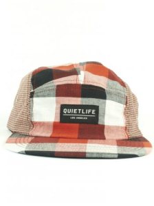 Quiet Life Mixed Up 5 Panel Cap - Red