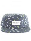 Quiet Life Notes 5 Panel Cap - Navy