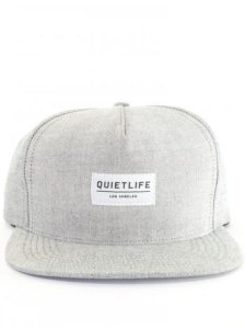 Quiet Life Oxford Snap Back Cap - Black