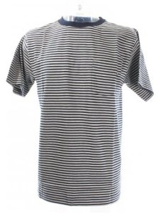 Quiet Life Striped Custom Tee - Navy