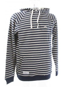 Quiet Life Waves Pullover Hooded Sweat - Navy