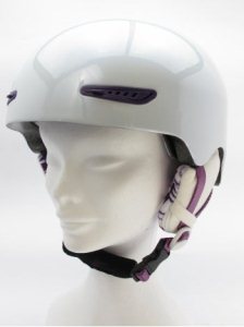 Red Pure Womens Helmet - White Pearl