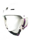 Red Trace Helmet - White Pearl