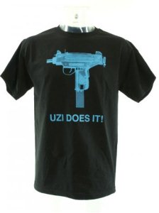 Skate Mental Uzi Does It T-Shirt - Black