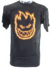 Spitfire Charred Remains T-Shirt - Black / Orange