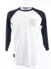 Ss20 Baseball Logo Raglan T-Shirt - White/Black