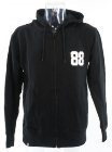 Ss20 Baseball Zip Hoodie - Black