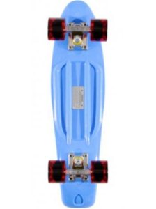 Stereo Vinyl Cruiser Complete Skateboard - Blue