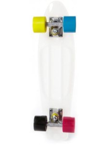 Stereo Vinyl Cruiser Complete Skateboard - Transparent