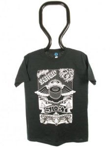 Story Greetings From Sheffield T-Shirt - Black