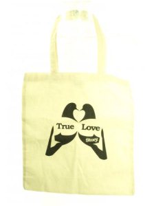 Story Tote Bag - White/Black