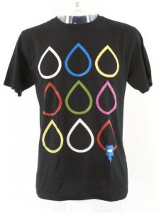 Sutsu Raindrops T-Shirt - Black