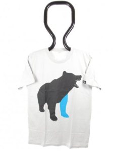 Sutsu The Bear T-Shirt - Light Grey