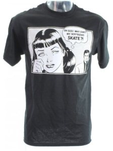 Thrasher Boyfriend T-Shirt - Black